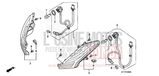 CLIGNOTANT SH125A de 2010